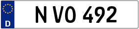Truck License Plate